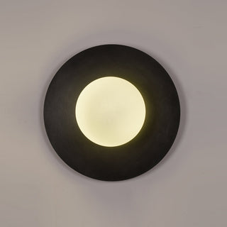 Haze Lampe Murale Ronde En Métal Et Verre Minimaliste Moderne-Luire