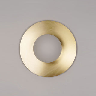 Haze Lampe Murale Ronde En Métal Et Verre Minimaliste Moderne-Luire