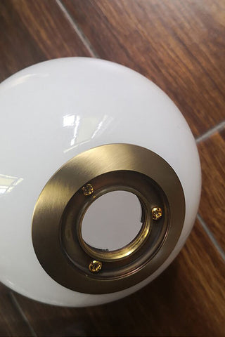 Haze Lampe Murale Ronde En Métal Et Verre Minimaliste Moderne-Luire