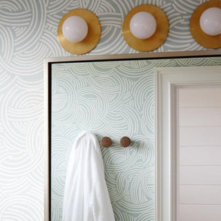 Haze Lampe Murale Ronde En Métal Et Verre Minimaliste Moderne-Luire