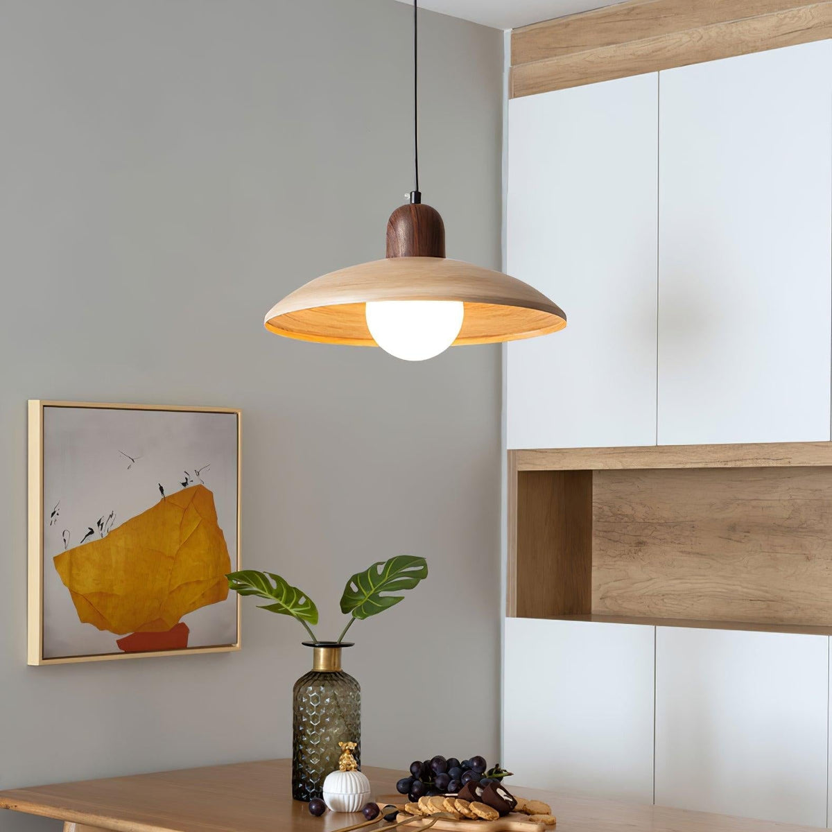 Norrin Dome Pendant Light-Neutral Decor