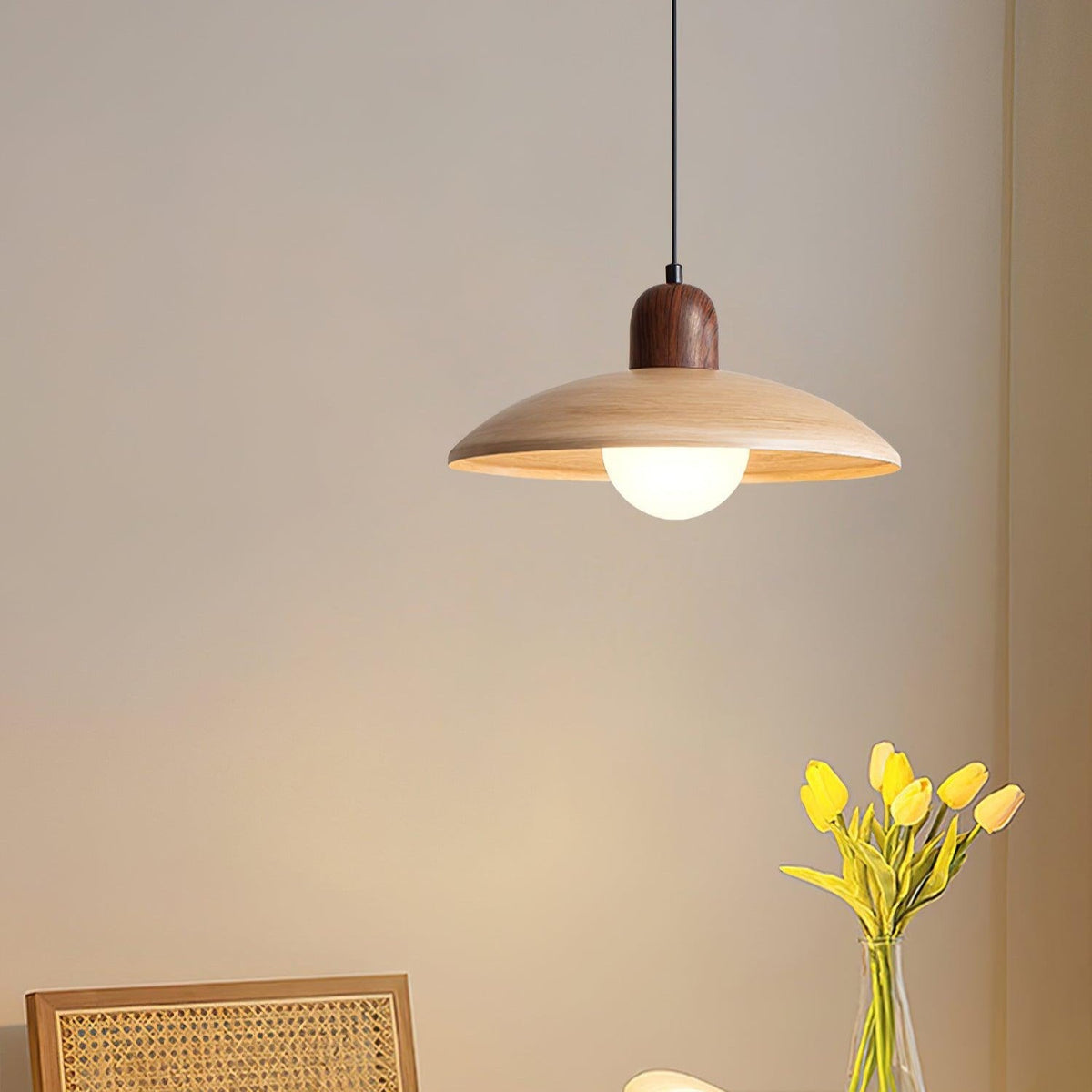 Norrin Dome Pendant Light-Neutral Decor