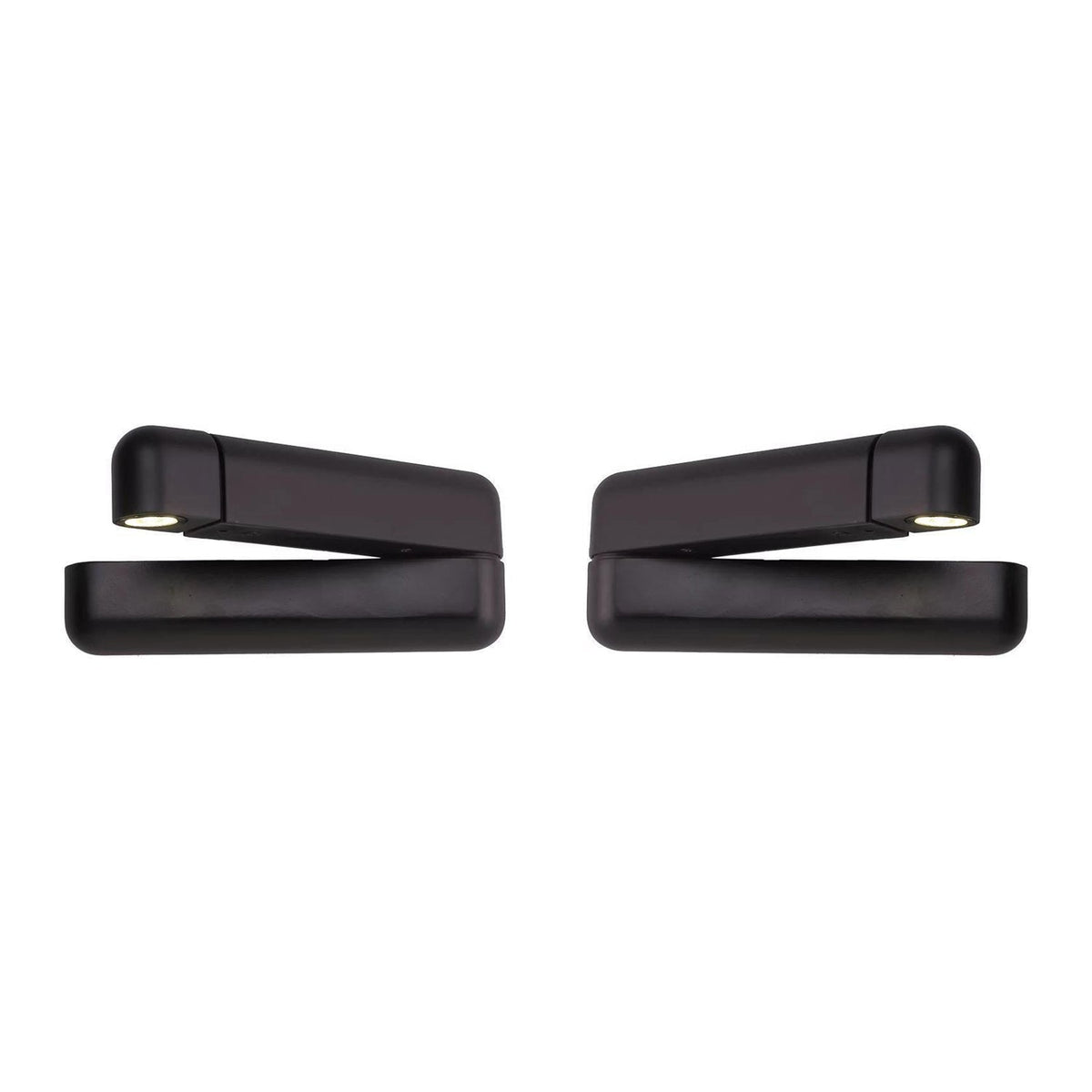 Roselia Applique Murale Noire LED Réglable USB