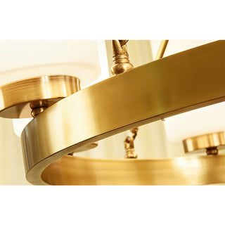Illume Lustre Métal Laiton Verre Luxe Postmoderne