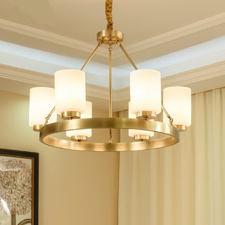 Illume Lustre Métal Laiton Verre Luxe Postmoderne