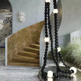 Nysolisra Lustre Moderne en Verre
