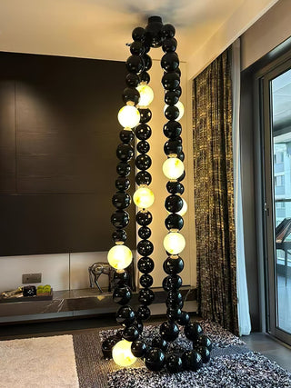 Nysolisra Lustre Moderne en Verre