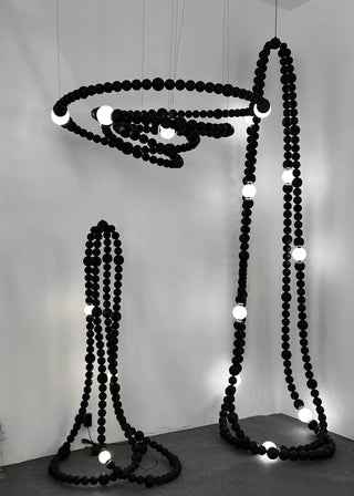 Nysolisra Lustre Moderne en Verre