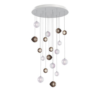 Cosmic Sphere Cascade Chandelier-Neutral Decor