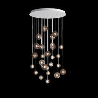 Cosmic Sphere Cascade Chandelier-Neutral Decor