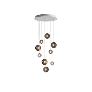 Cosmic Sphere Cascade Chandelier-Neutral Decor