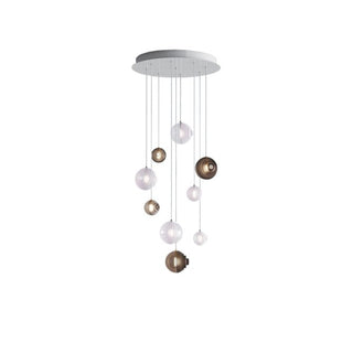 Cosmic Sphere Cascade Chandelier-Neutral Decor