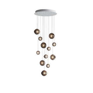 Cosmic Sphere Cascade Chandelier-Neutral Decor