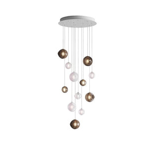 Cosmic Sphere Cascade Chandelier-Neutral Decor