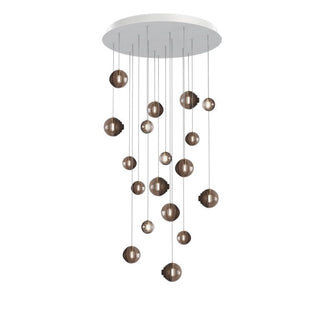 Cosmic Sphere Cascade Chandelier-Neutral Decor