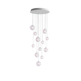 Cosmic Sphere Cascade Chandelier-Neutral Decor