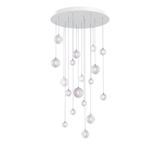 Cosmic Sphere Cascade Chandelier-Neutral Decor