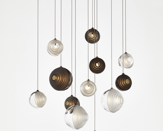 Cosmic Sphere Cascade Chandelier-Neutral Decor