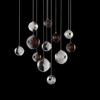 Cosmic Sphere Cascade Chandelier-Neutral Decor