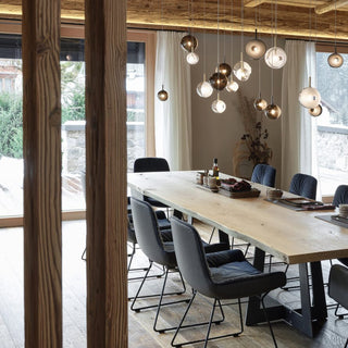 Cosmic Sphere Cascade Chandelier-Neutral Decor