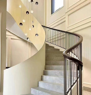 Cosmic Sphere Cascade Chandelier-Neutral Decor