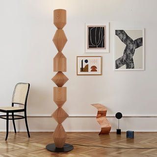 Drisen Lampadaire Minimaliste Bois
