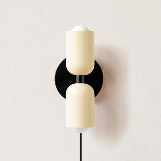 Lustra Wall Lamp Green Black Minimalist Plug-In-Luire