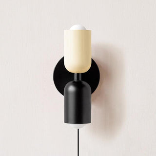 Lustra Wall Lamp Green Black Minimalist Plug-In-Luire