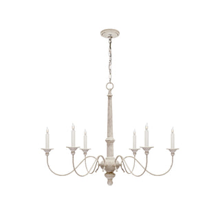 Zoliria Lustre Métal Blanc Ancien Luxe Postmoderne
