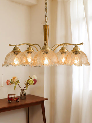 Ogle Lustre Métal Verre Fleur Créativité Individuelle