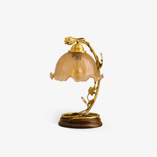 Flarce Lampe de Table en Laiton Et Bois