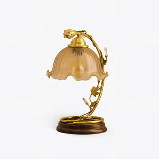 Flarce Lampe de Table en Laiton Et Bois
