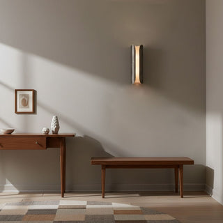 Cradled Alabaster Sconce-Neutral Decor