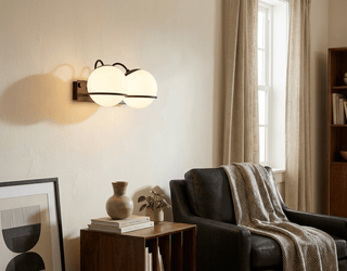 Cradled Globe Wall Sconce-Neutral Decor