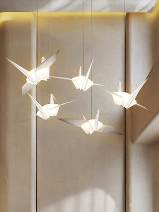 Crane Flock Pendant Light-Neutral Decor