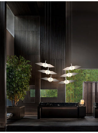 Crane Flock Pendant Light-Neutral Decor