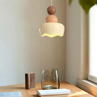 Valentina Poupée Sunny Rain LED Suspension Crème Résine Chambre à coucher