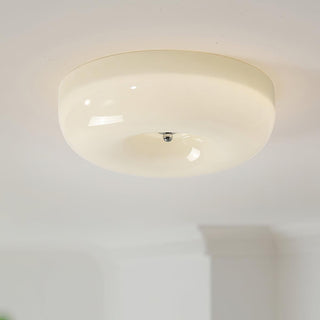 Solara Lustre Crème Pudding avec Verre Soufflé-Luire