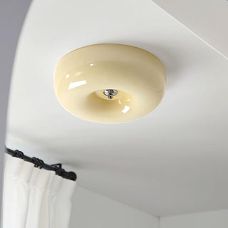 Solara Lustre Crème Pudding avec Verre Soufflé-Luire