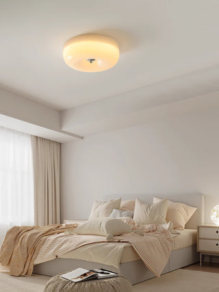 Solara Lustre Crème Pudding avec Verre Soufflé-Luire