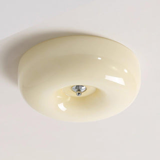 Solara Lustre Crème Pudding avec Verre Soufflé-Luire