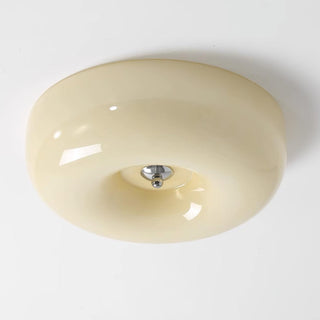 Solara Lustre Crème Pudding avec Verre Soufflé-Luire
