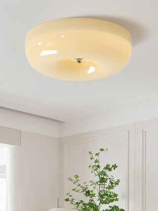 Solara Lustre Crème Pudding avec Verre Soufflé-Luire