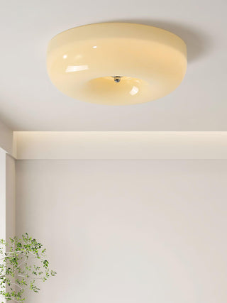 Solara Lustre Crème Pudding avec Verre Soufflé-Luire