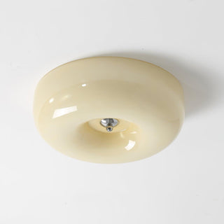 Solara Lustre Crème Pudding avec Verre Soufflé-Luire