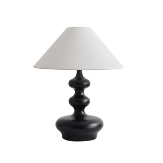 Vominex Bois Tissu Lampe de Table Vintage