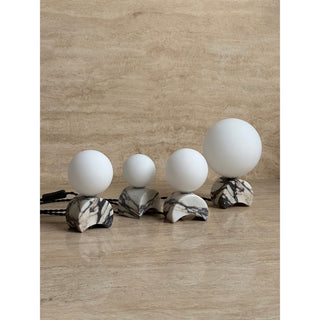 Crescent Lampe à Poser en Marbre
