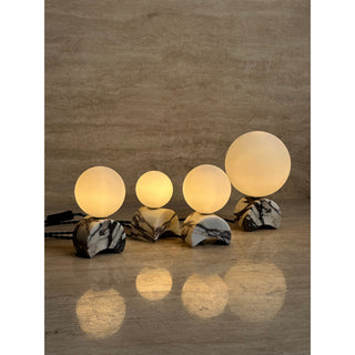 Crescent Lampe à Poser en Marbre