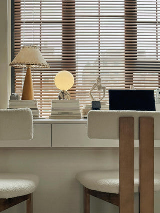 Crescent Lampe à Poser en Marbre