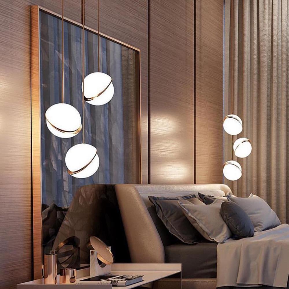 Grevelia Suspension Minimaliste en Verre